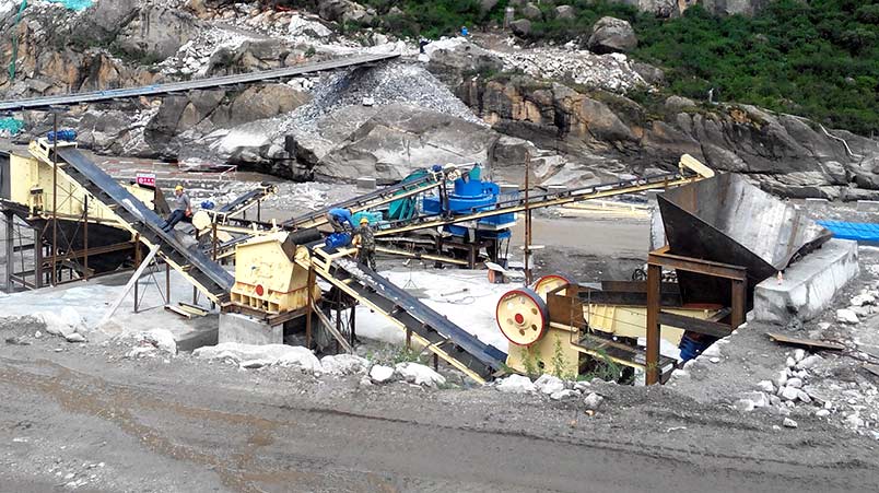 浙江時產500噸明礬石制砂生產案例